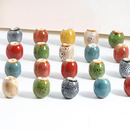 Ceramic Beads, Oval, 12.5mm,  200pcs