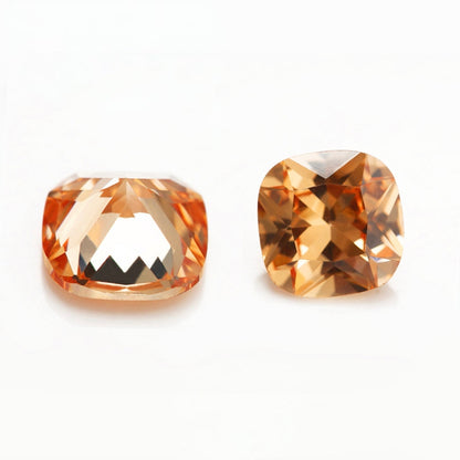 4-12mm,  Square Cubic Zircon beads, 50 pcs
