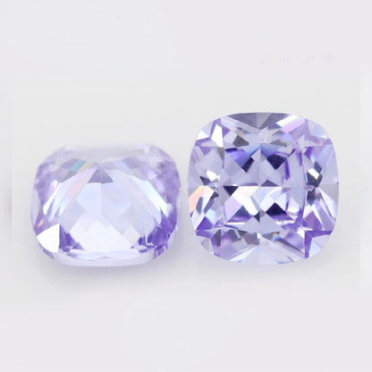 4-12mm,  Square Cubic Zircon beads, 50 pcs