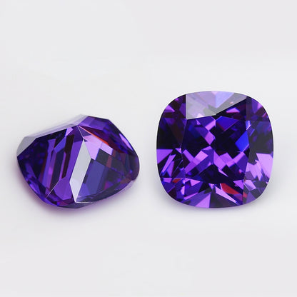 4-12mm,  Square Cubic Zircon beads, 50 pcs