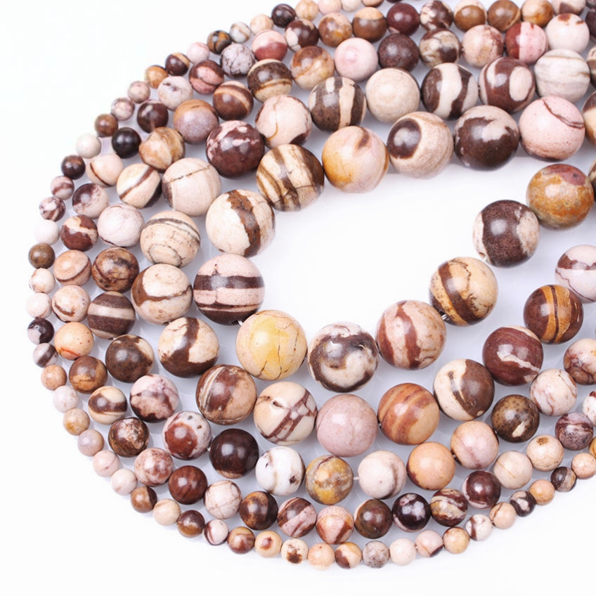 4-12mm Nature Stone Beads 10 strands