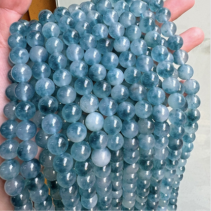Blue Chalcedony Gemstone Beads 6mm-14mm,1strand