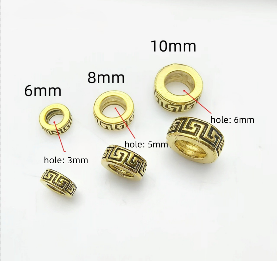 Large Hole Spacer beads