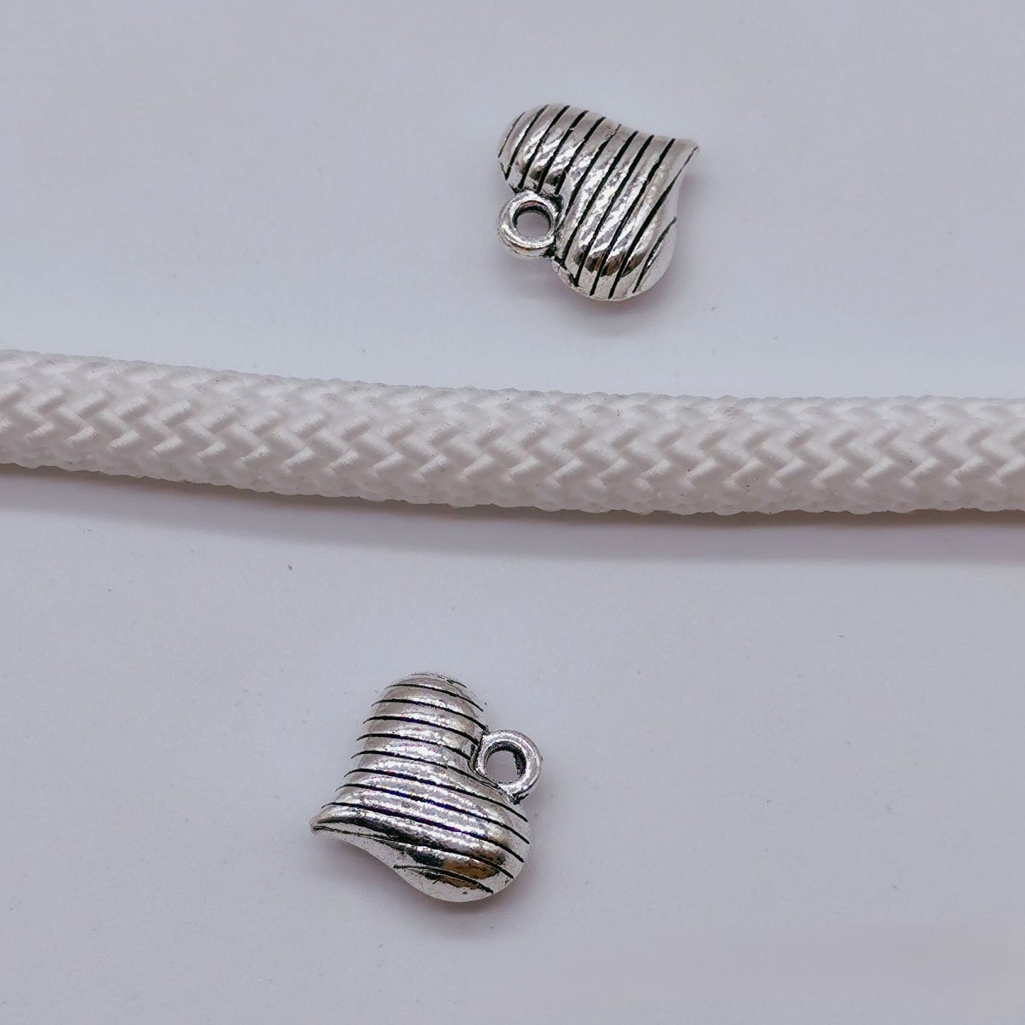 Antique Silver Heart Charms Pendant, 150pcs