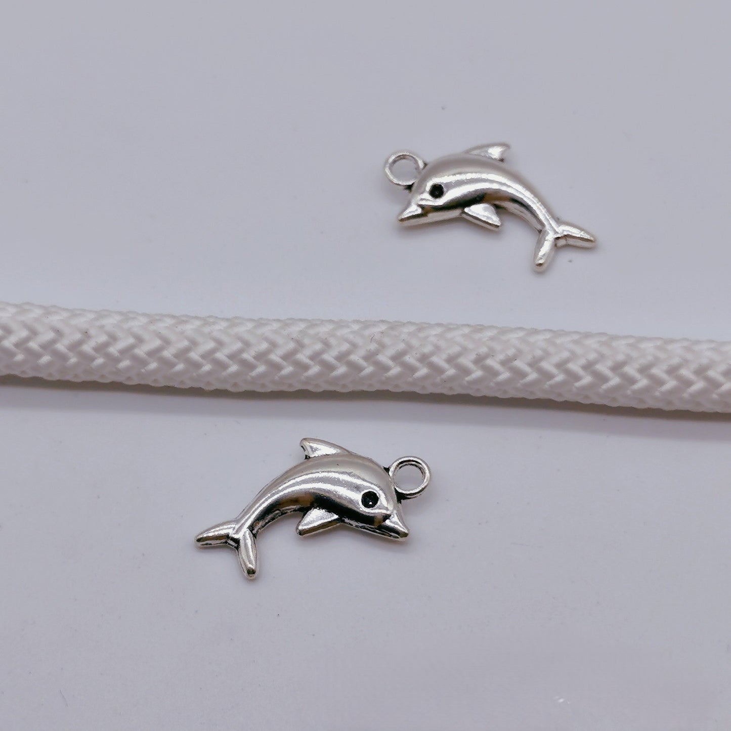 Antique Silver Dolphin Charms Pendant, 200pcs