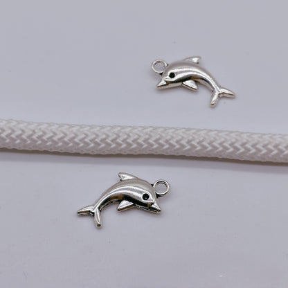 Antique Silver Dolphin Charms Pendant, 200pcs