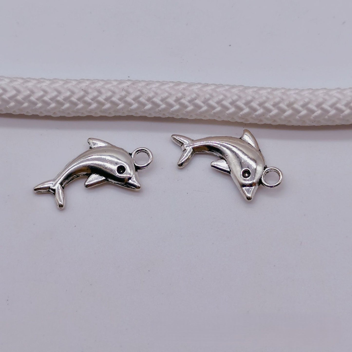 Antique Silver Dolphin Charms Pendant, 200pcs