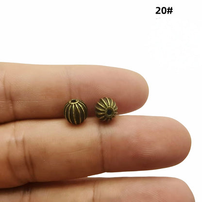 Antique Bronze Spacer Beads, 50pcs