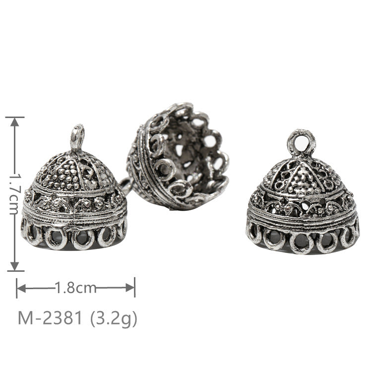 Larger Bail Caps Large Cone Caps, Metal Caps, 50pcs