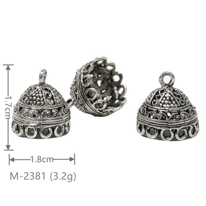 Larger Bail Caps Large Cone Caps, Metal Caps, 50pcs