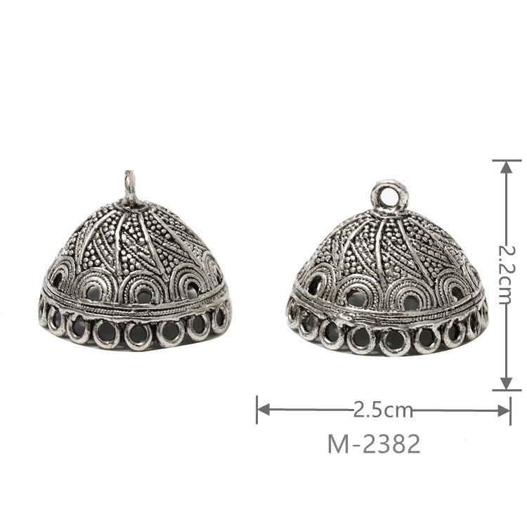 Larger Bail Caps Large Cone Caps, Metal Caps, 50pcs