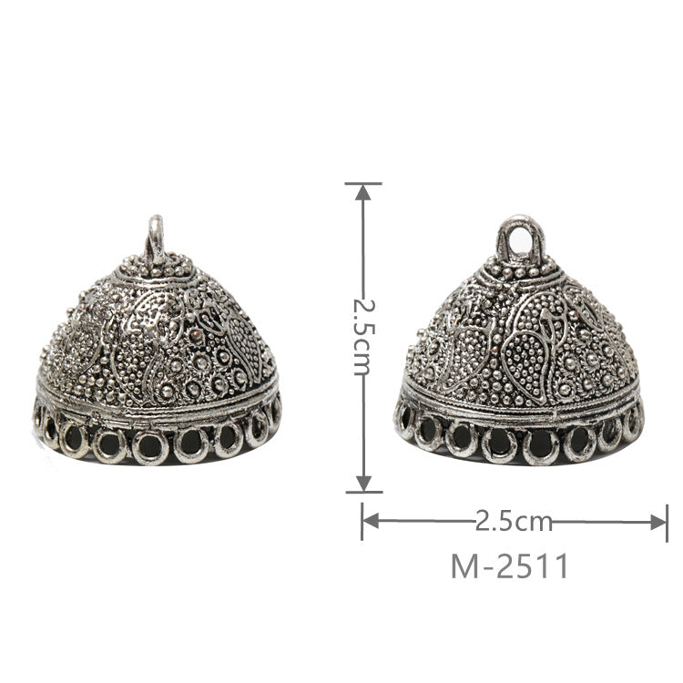 Larger Bail Caps Large Cone Caps, Metal Caps, 50pcs