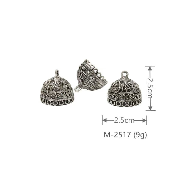 Larger Bail Caps Large Cone Caps, Metal Caps, 50pcs