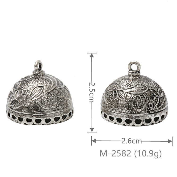 Larger Bail Caps Large Cone Caps, Metal Caps, 50pcs