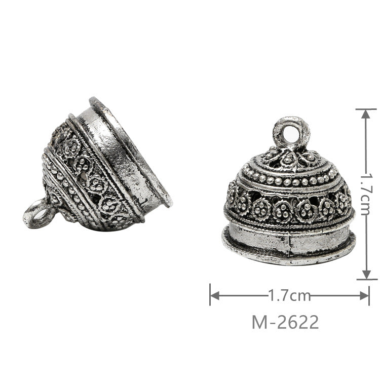 Larger Bail Caps Large Cone Caps, Metal Caps, 50pcs