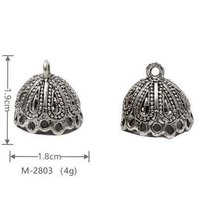 Larger Bail Caps Large Cone Caps, Metal Caps, 50pcs