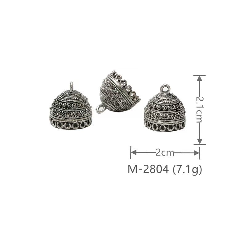 Larger Bail Caps Large Cone Caps, Metal Caps, 50pcs