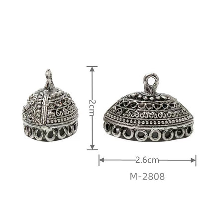 Larger Bail Caps Large Cone Caps, Metal Caps, 50pcs