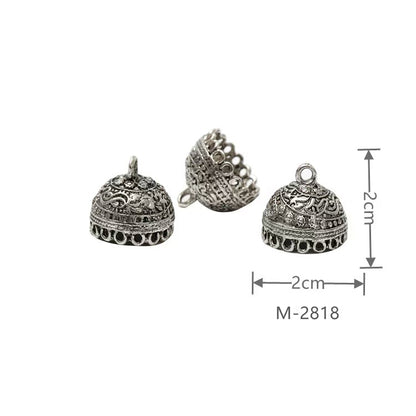 Larger Bail Caps Large Cone Caps, Metal Caps, 50pcs