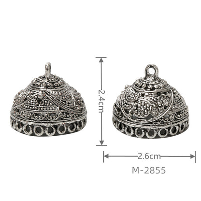 Larger Bail Caps Large Cone Caps, Metal Caps, 50pcs