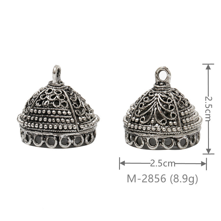 Larger Bail Caps Large Cone Caps, Metal Caps, 50pcs