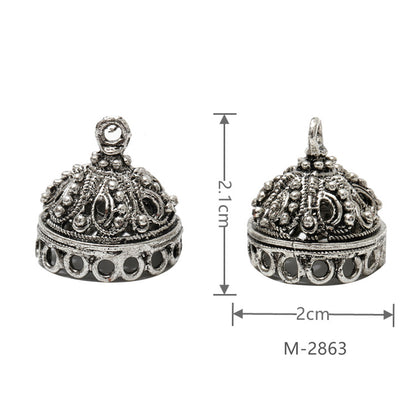 Larger Bail Caps Large Cone Caps, Metal Caps, 50pcs