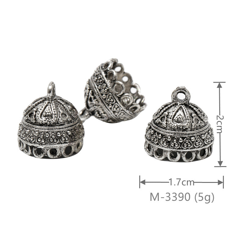 Larger Bail Caps Large Cone Caps, Metal Caps, 50pcs