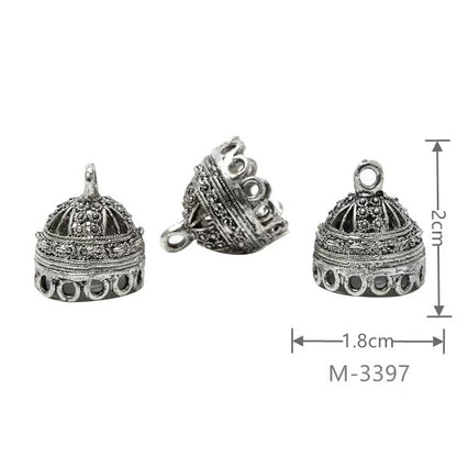 Larger Bail Caps Large Cone Caps, Metal Caps, 50pcs