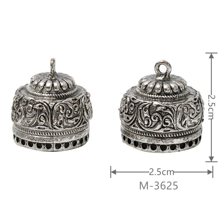 Larger Bail Caps Large Cone Caps, Metal Caps, 50pcs