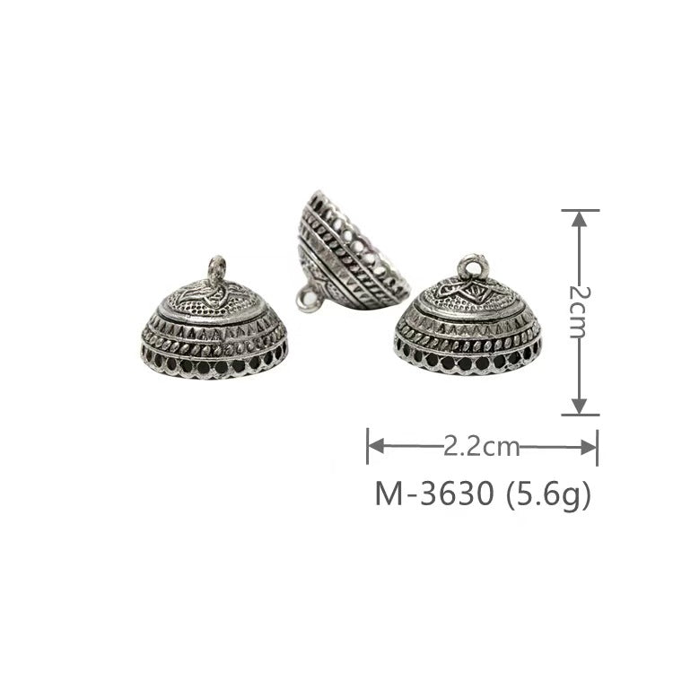 Larger Bail Caps Large Cone Caps, Metal Caps, 50pcs