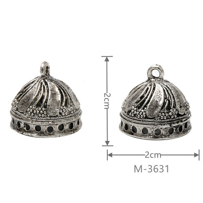 Larger Bail Caps Large Cone Caps, Metal Caps, 50pcs