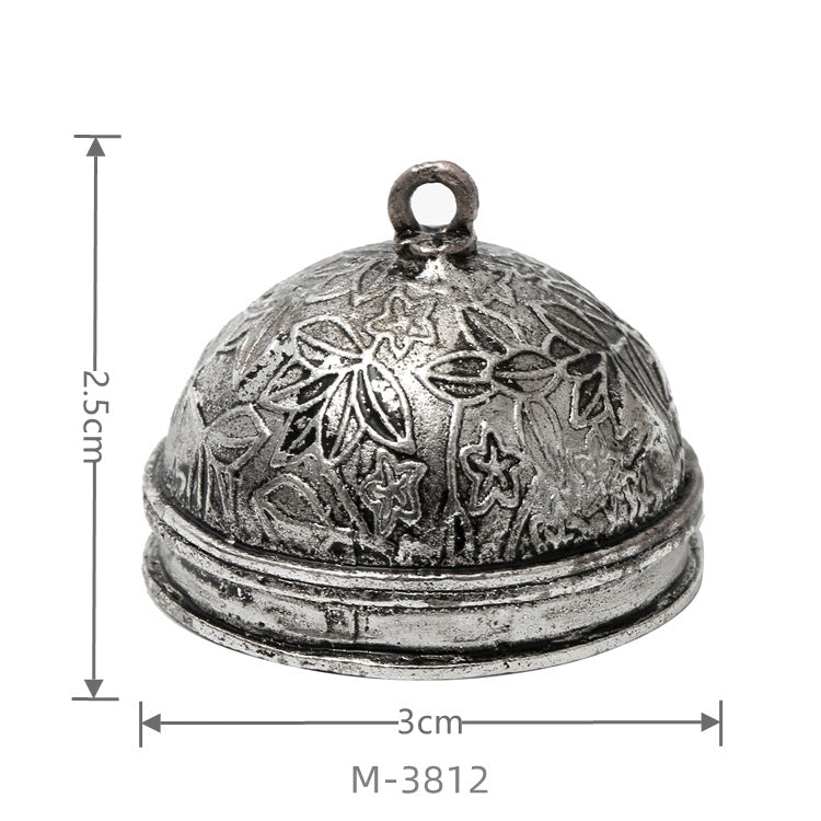 Larger Bail Caps Large Cone Caps, Metal Caps, 50pcs