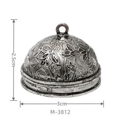 Larger Bail Caps Large Cone Caps, Metal Caps, 50pcs