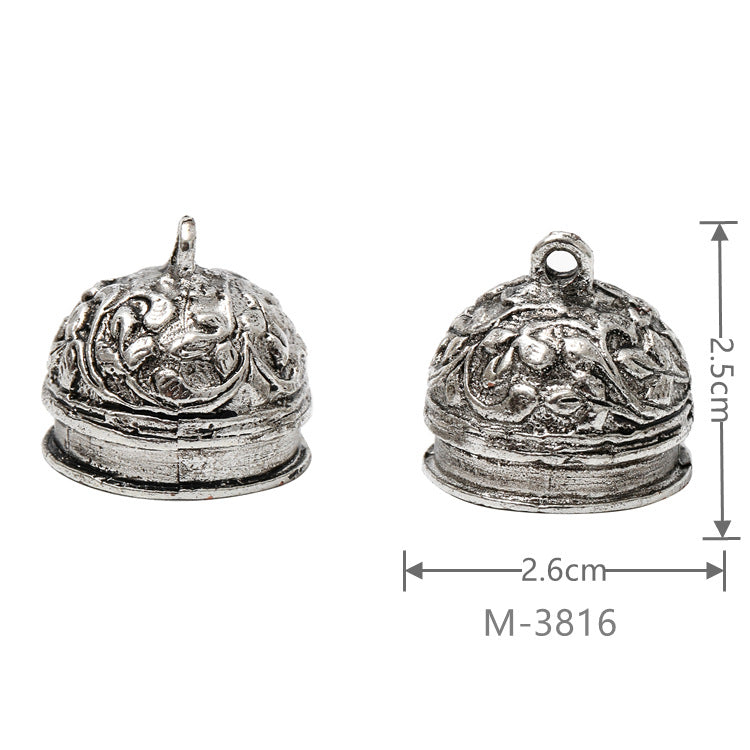 Larger Bail Caps Large Cone Caps, Metal Caps, 50pcs