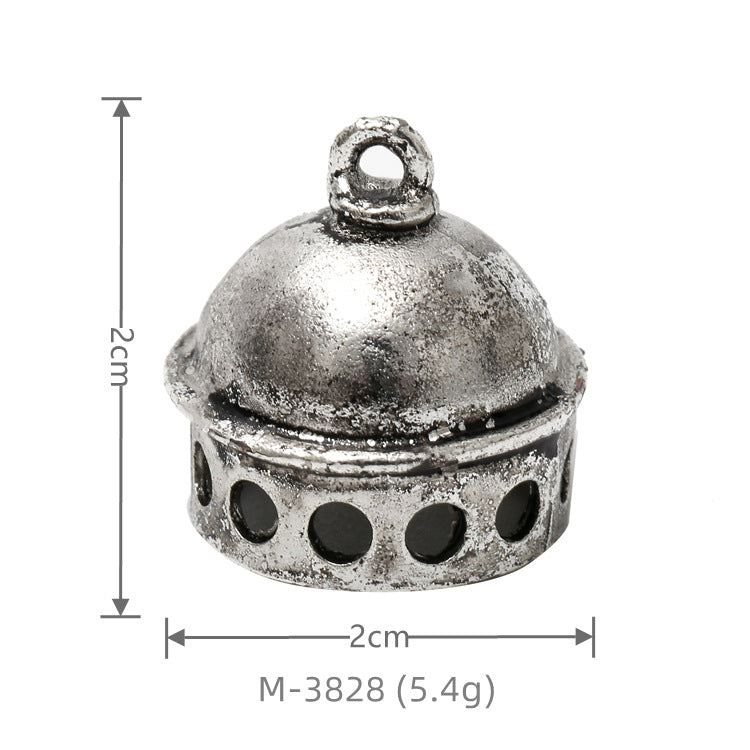 Larger Bail Caps Large Cone Caps, Metal Caps, 50pcs