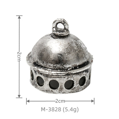 Larger Bail Caps Large Cone Caps, Metal Caps, 50pcs