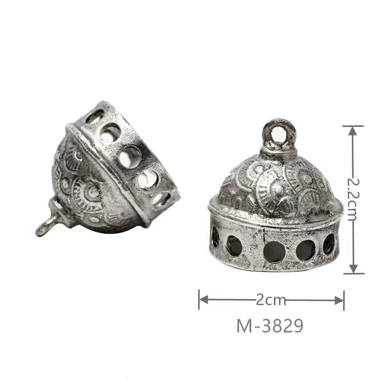 Larger Bail Caps Large Cone Caps, Metal Caps, 50pcs