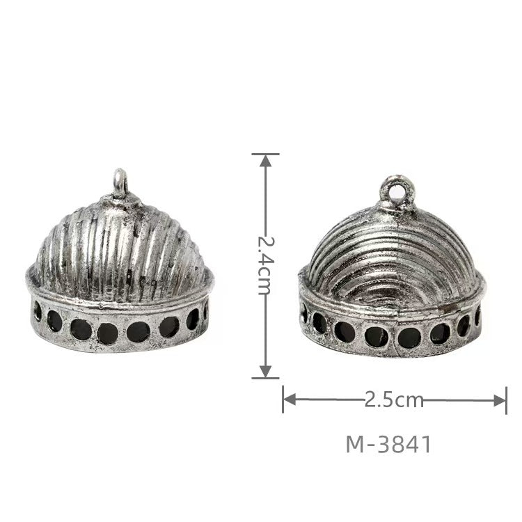 Larger Bail Caps Large Cone Caps, Metal Caps, 50pcs