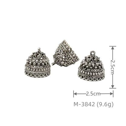 Larger Bail Caps Large Cone Caps, Metal Caps, 50pcs
