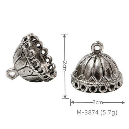 Larger Bail Caps Large Cone Caps, Metal Caps, 50pcs