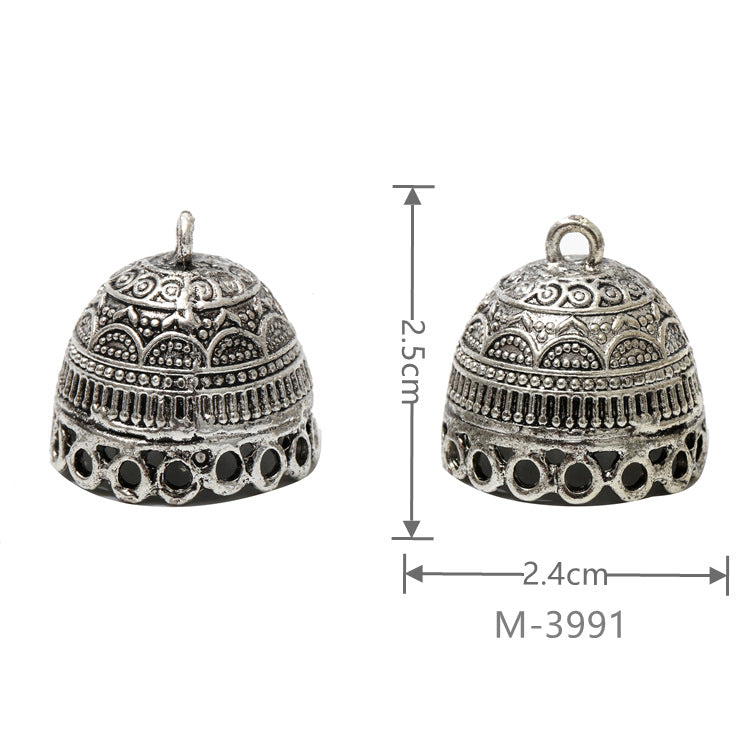 Larger Bail Caps Large Cone Caps, Metal Caps, 50pcs
