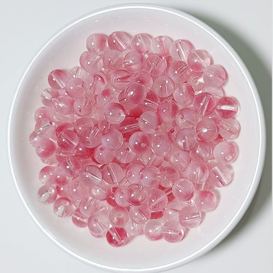 Gradient Beads, Glass Beads , Round Glass Beads, 8mm, 500pcs