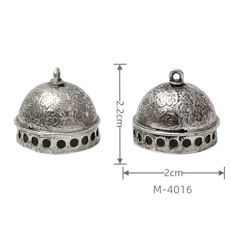 Larger Bail Caps Large Cone Caps, Metal Caps, 50pcs