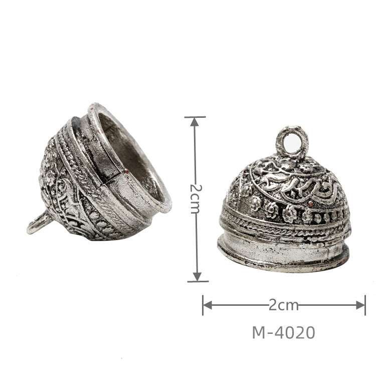 Larger Bail Caps Large Cone Caps, Metal Caps, 50pcs