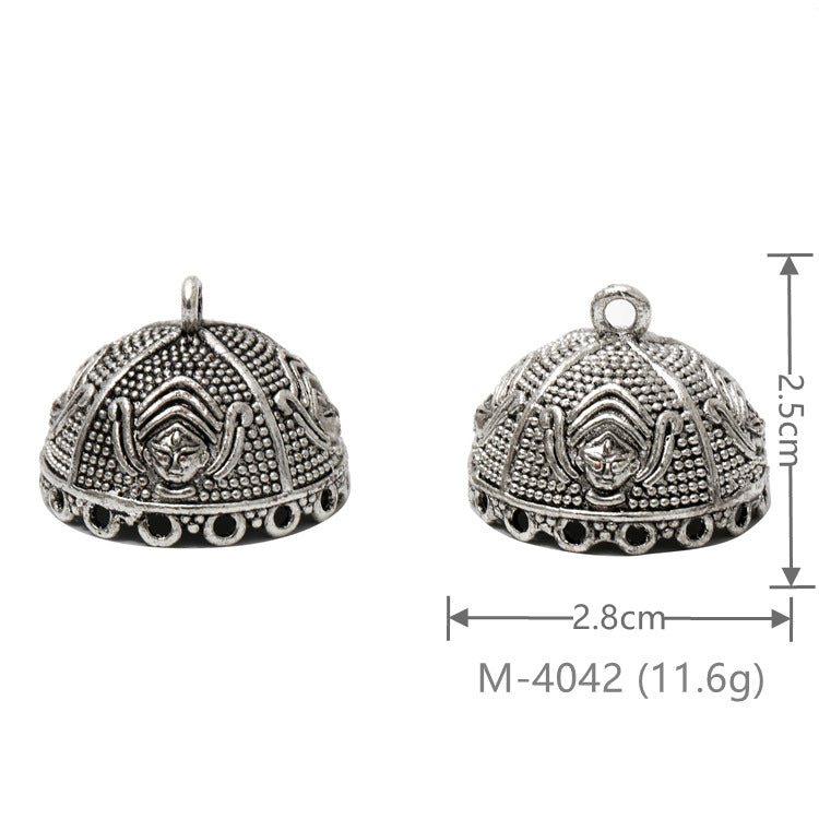 Larger Bail Caps Large Cone Caps, Metal Caps, 50pcs