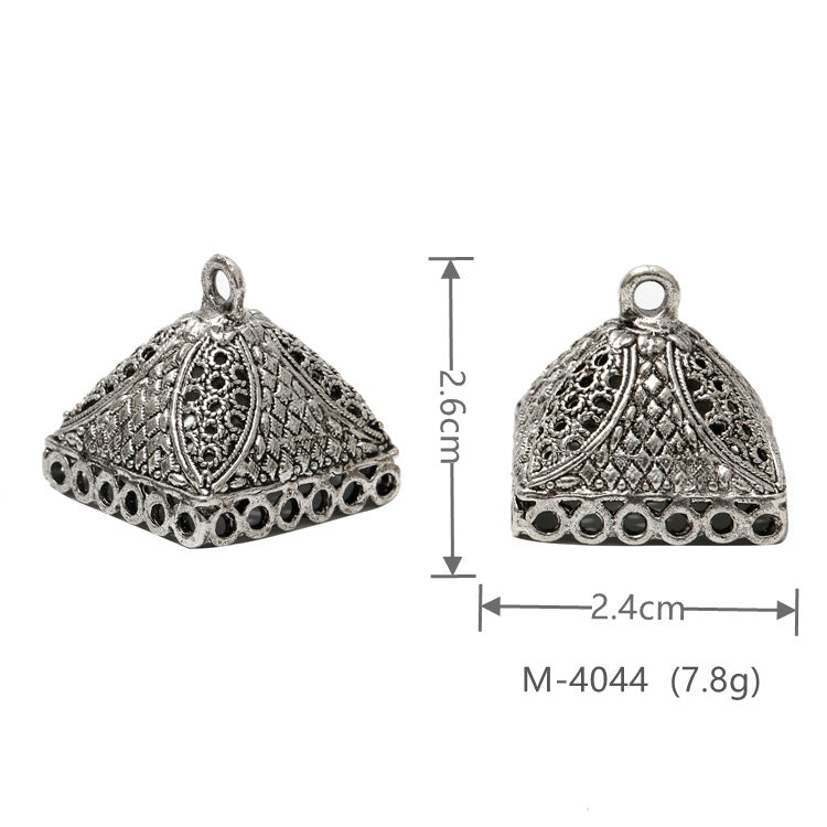 Larger Bail Caps Large Cone Caps, Metal Caps, 50pcs