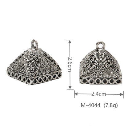 Larger Bail Caps Large Cone Caps, Metal Caps, 50pcs