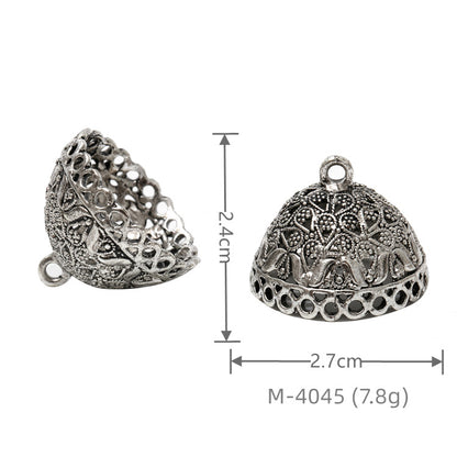 Larger Bail Caps Large Cone Caps, Metal Caps, 50pcs