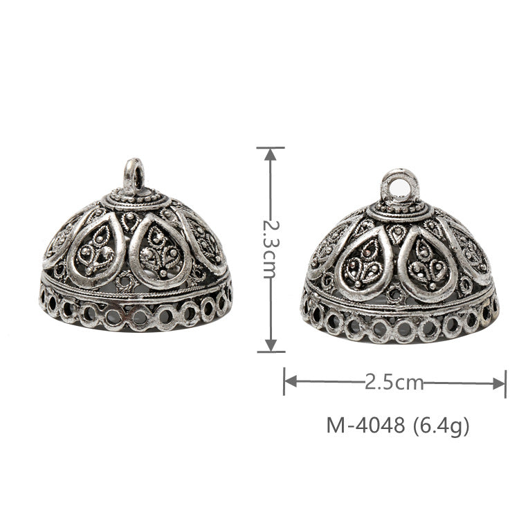 Larger Bail Caps Large Cone Caps, Metal Caps, 50pcs