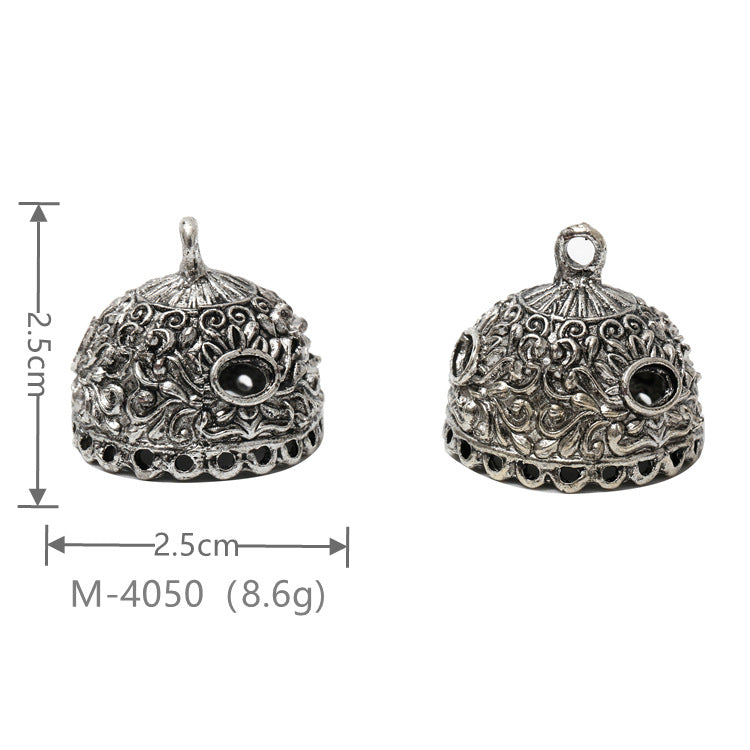 Larger Bail Caps Large Cone Caps, Metal Caps, 50pcs